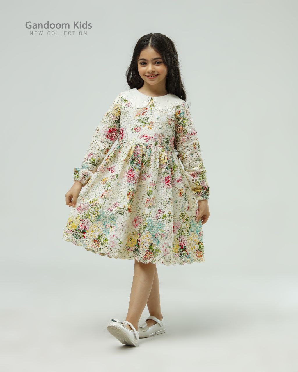 پیراهن جذاب خامه دوزی