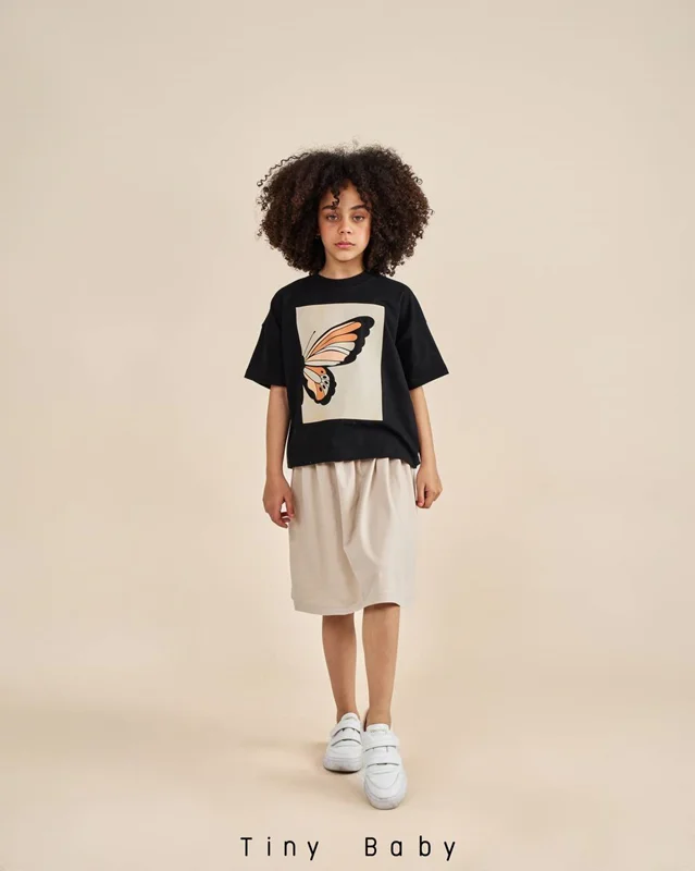 ست کراپ و دامن پروانه