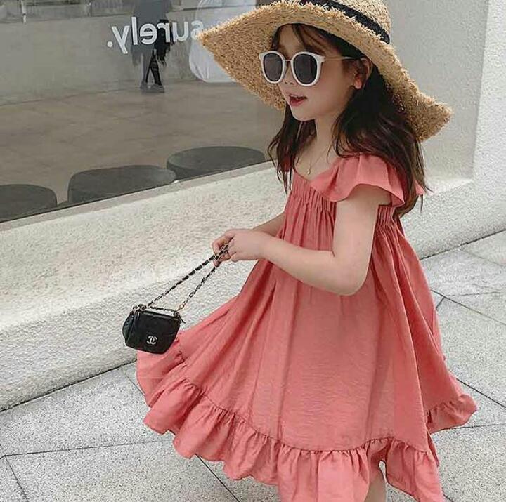 پیراهن ساده و شیک نخی